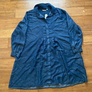 Women’s NWT Soft Surroundings Joie Tencel Shirtdress, Size 2X